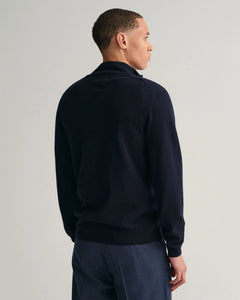 Superfine Lambswool Half Zip - Marine