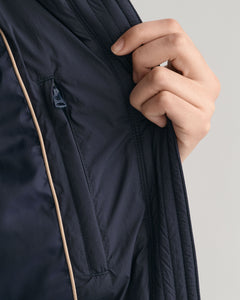 Full Length Down Coat - Evening Blue
