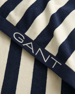 Block Stripe Beach Towel - Evening Blue