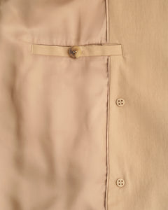 Mid Length Trench Jacket - Dark Khaki