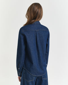 Reg Denim Shirt - Dark Blue