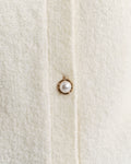 Boucle C-Neck Cardigan - Cream