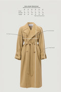 Wool Blend Trenchcoat - Beige