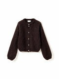 N-Kae Mohair Cardigan - Dark Brown Chocolate