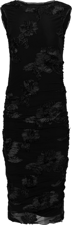 Miraic Mesh Dress - Black Flower