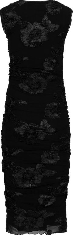Miraic Mesh Dress - Black Flower