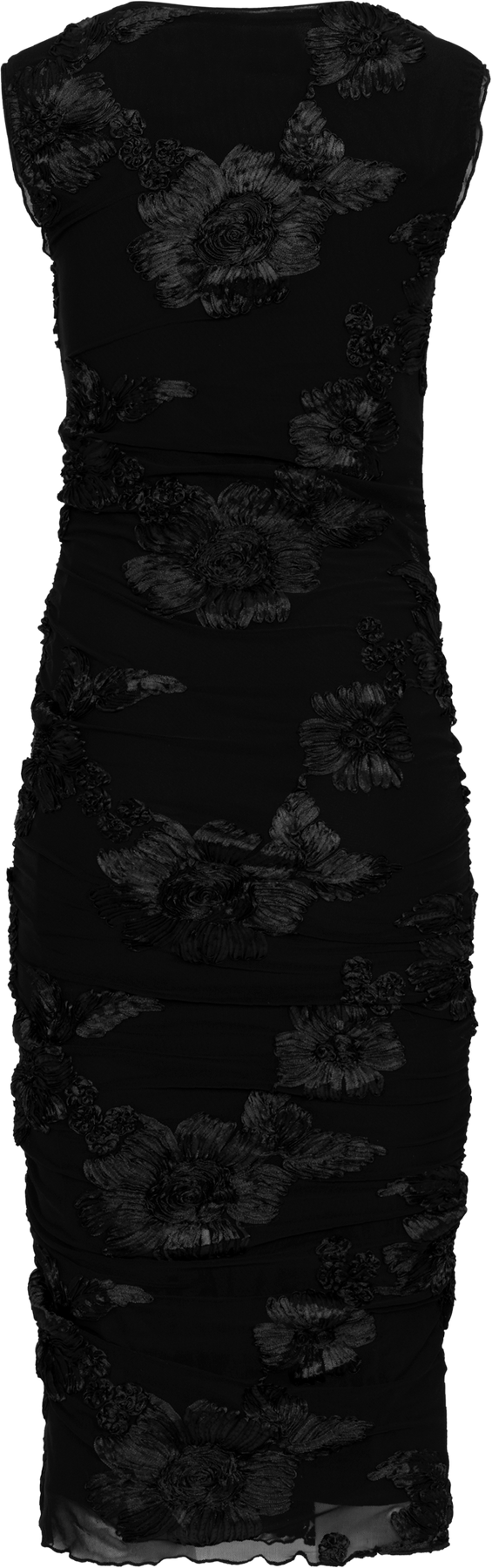 Miraic Mesh Dress - Black Flower