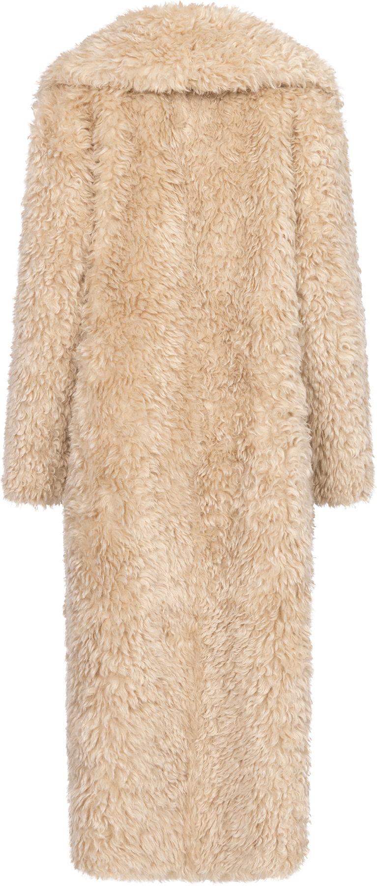 Karen Faux Fur Coat - Creme