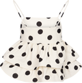 Josellecras Top - White Polka Grande