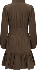 Vicky Dress - Dark Forest Corduroy