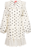 Westerncras Dress - White Polka