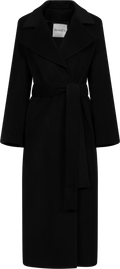 Charlotta Cashmere Coat - Black