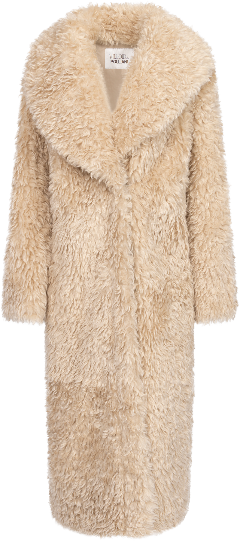 Karen Faux Fur Coat - Creme