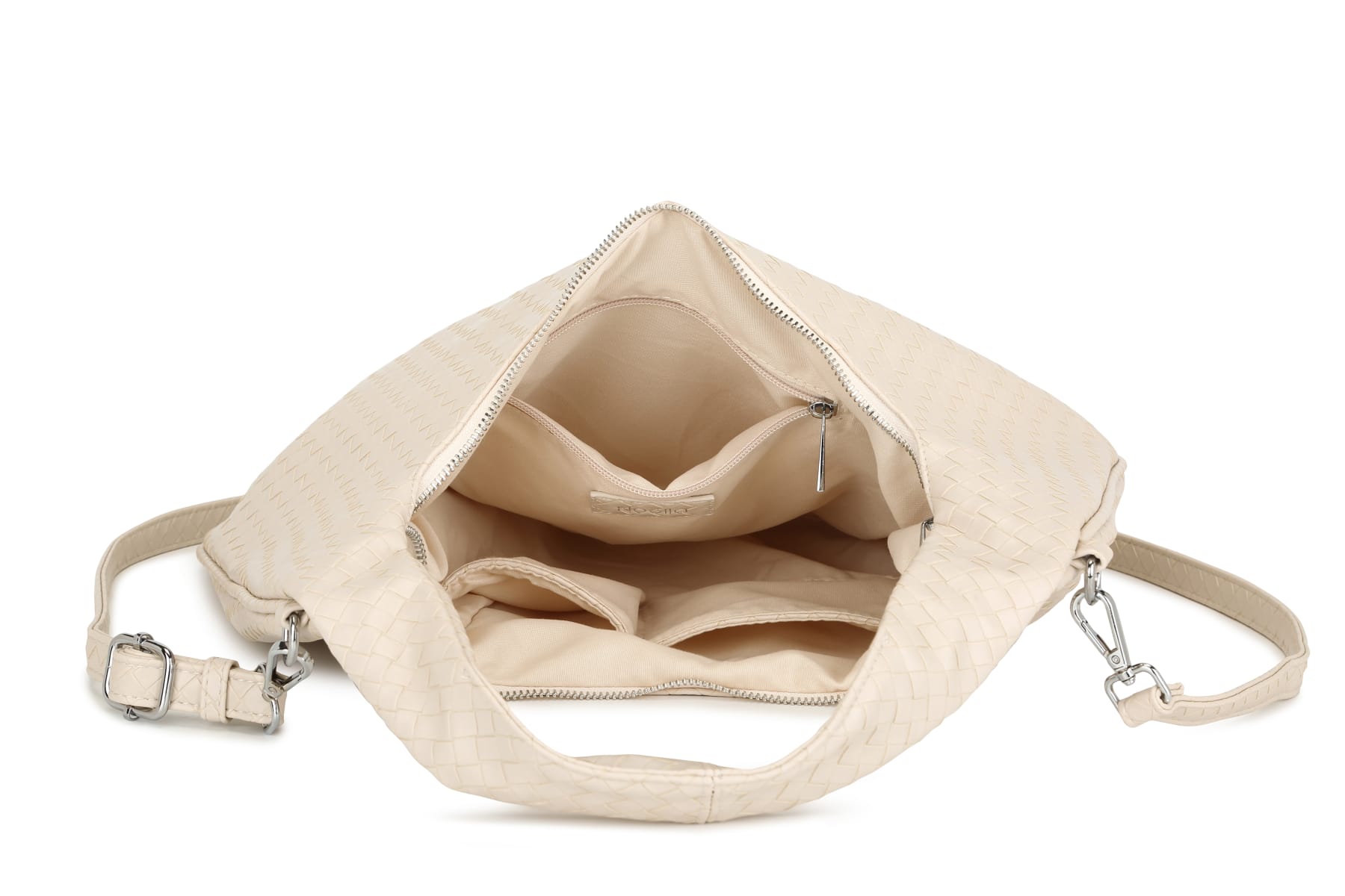 Peony Hobo Bag - Beige