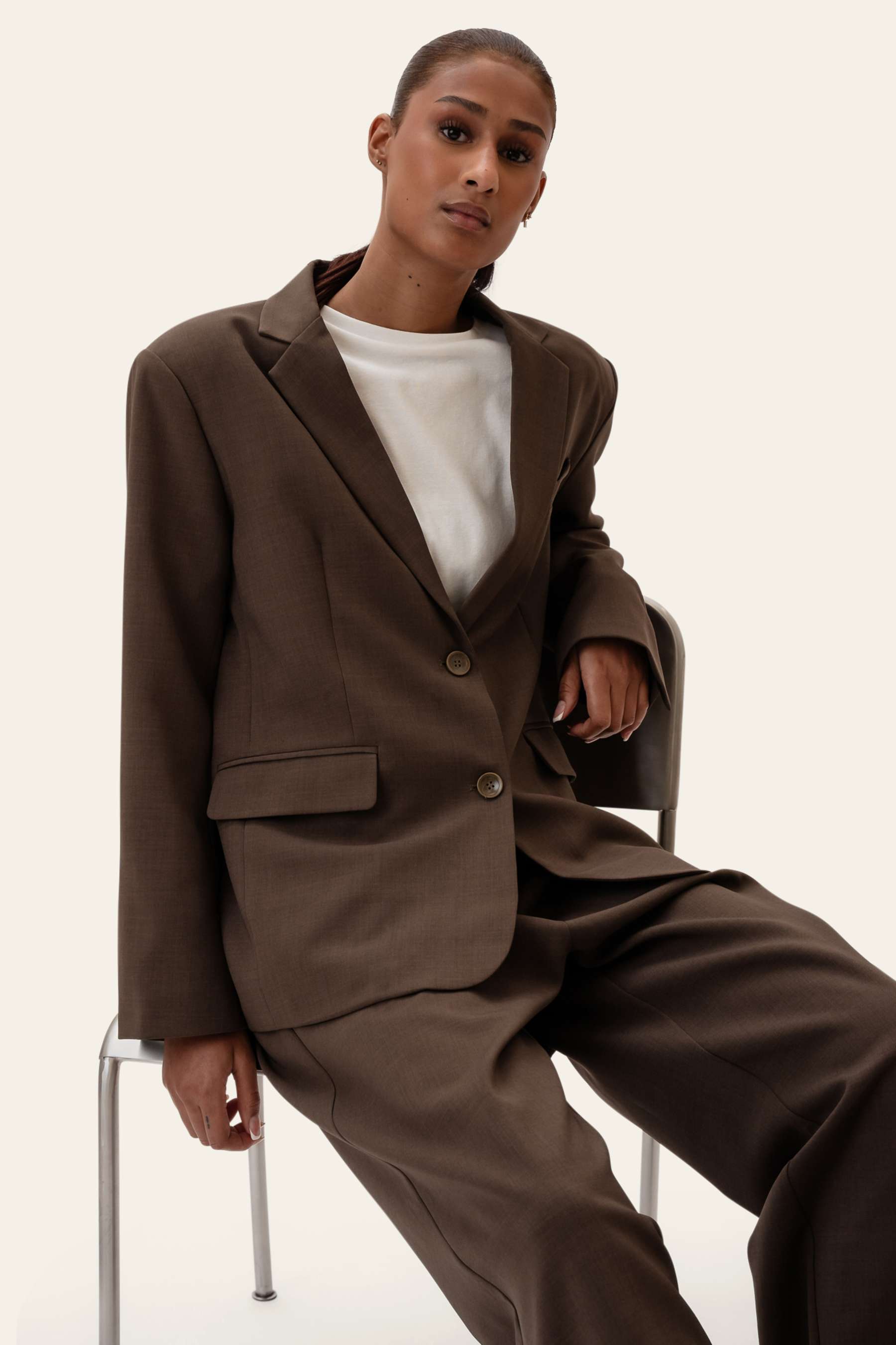 Signatureic Blazer - Dark Brown