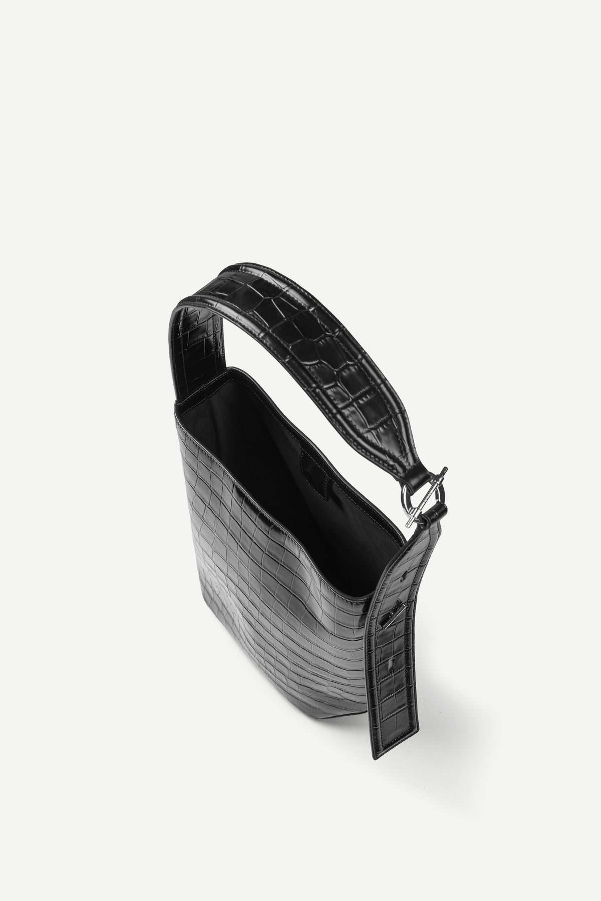 Saelmegade Bucket Bag Croc - Black