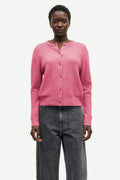 Nor Short Cardigan - Rose Wine