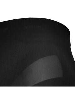 Sculpted Firm Mesh Thong - Black