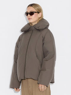 Vikki Down Jacket - Taupe