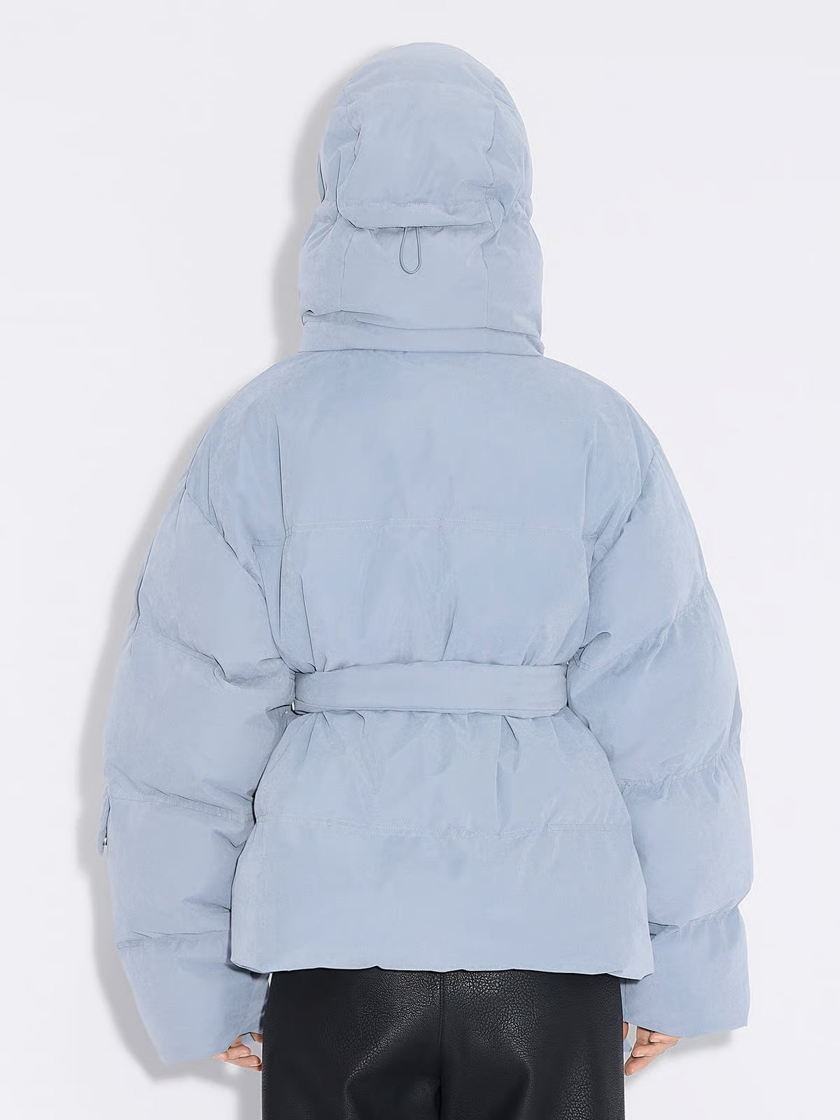 Steilia Brushed Down Jacket - Light Blue