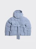 Steilia Brushed Down Jacket - Light Blue
