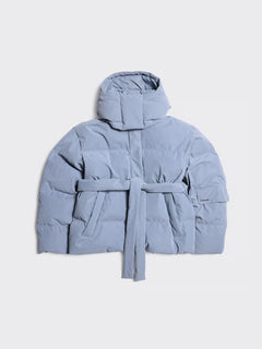 Steilia Brushed Down Jacket - Light Blue