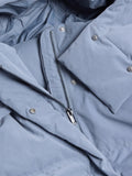 Steilia Brushed Down Jacket - Light Blue