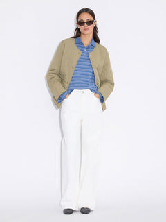W. Light Padded Jacket - Lt. Green