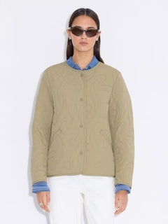 W. Light Padded Jacket - Lt. Green