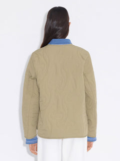W. Light Padded Jacket - Lt. Green