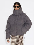 Steilia Brushed Down Jkt - Grey