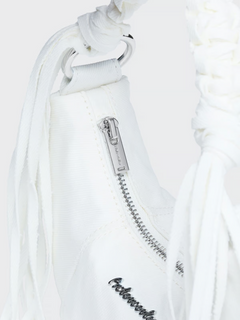 Cocoon Denim Micro Bag - White