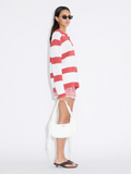 Cocoon Denim Small Bag - White