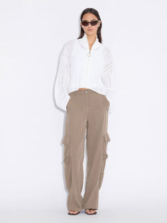 Tine Crochet Cardigan - Ecru