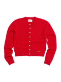 W. Cashmere Cardigan - Red
