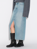 Denim Long Skirt - Lt. Blue