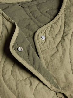 W. Light Padded Jacket - Lt. Green