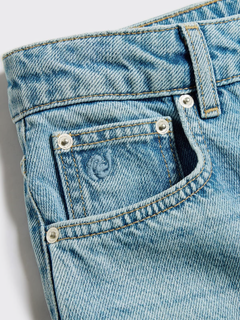 Denim Long Skirt - Lt. Blue