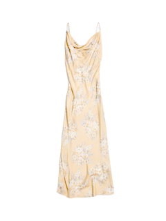 Eila Print Dress - Lt. Orange Mix