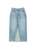 Denim Long Skirt - Lt. Blue