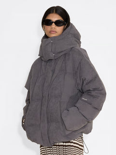 Steilia Brushed Down Jkt - Grey
