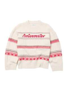 W. Holzweiler Logo Crew - Red Mix