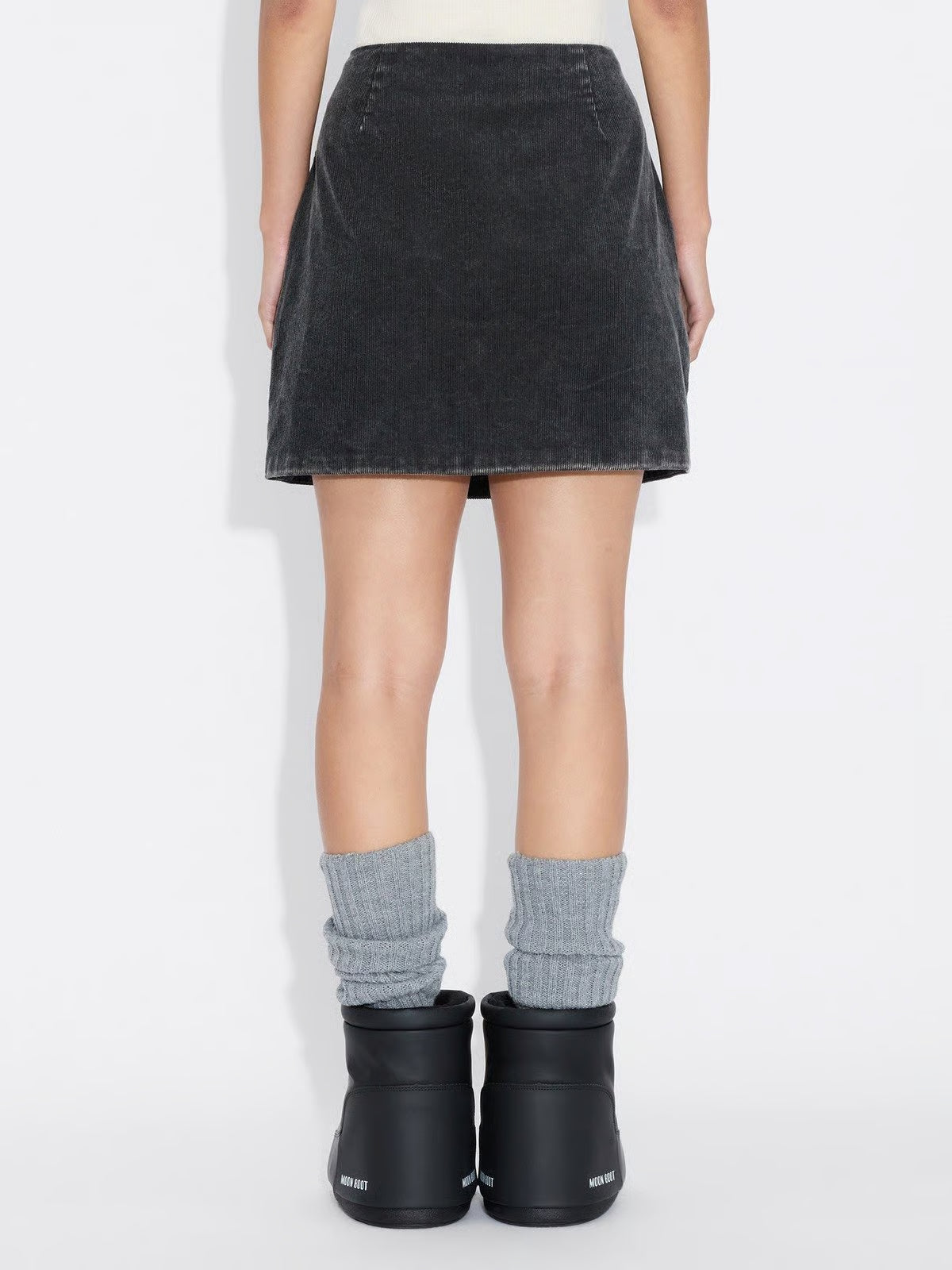 Enja Corduroy Skirt - Black