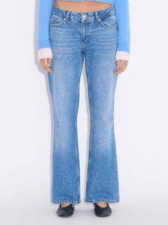 W Low Jeans - Mid Blue