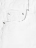 Denim Mini Skirt - White