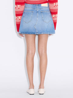 Denim Mini Skirt - Lt. Blue