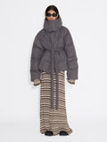 Steilia Brushed Down Jkt - Grey
