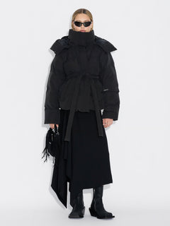 Steilia Brushed Down Jkt - Black