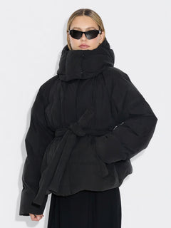 Steilia Brushed Down Jkt - Black