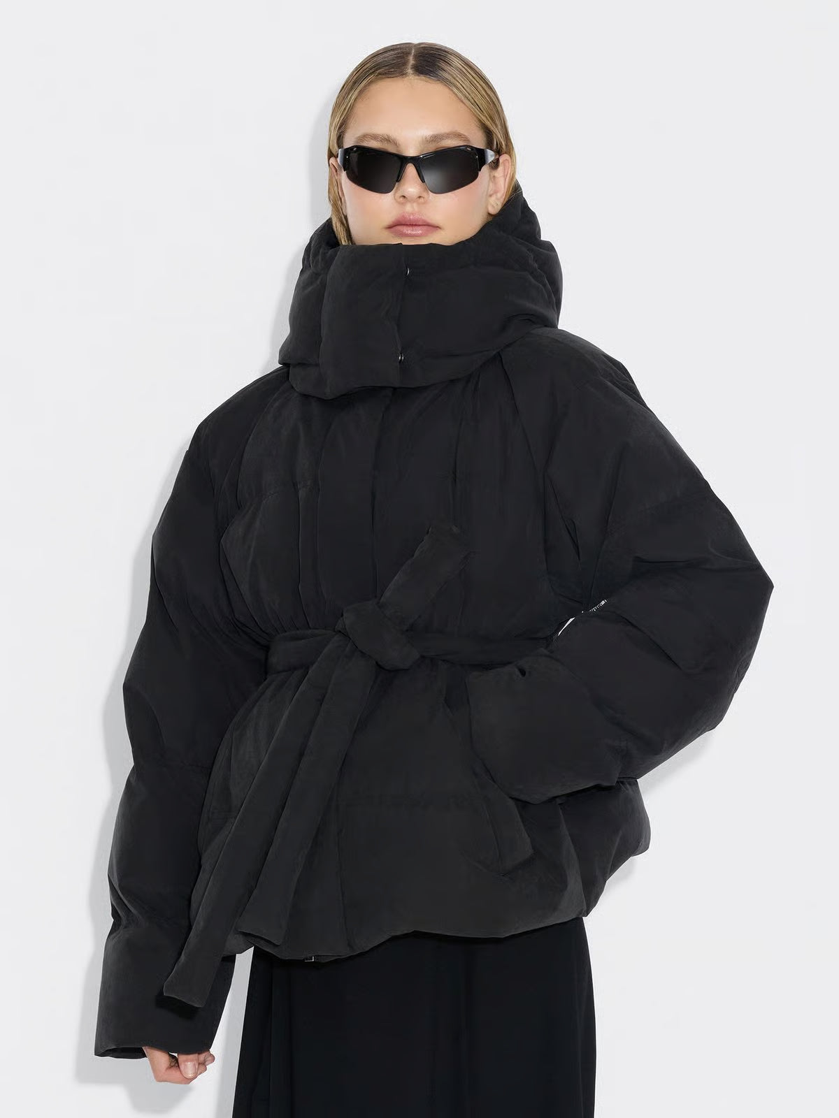 Steilia Brushed Down Jkt - Black